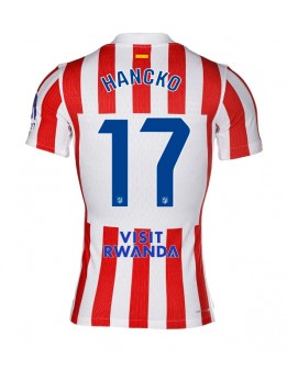 Atletico Madrid David Hancko #17 Replika Hemmakläder 2025-26 Kortärmad
